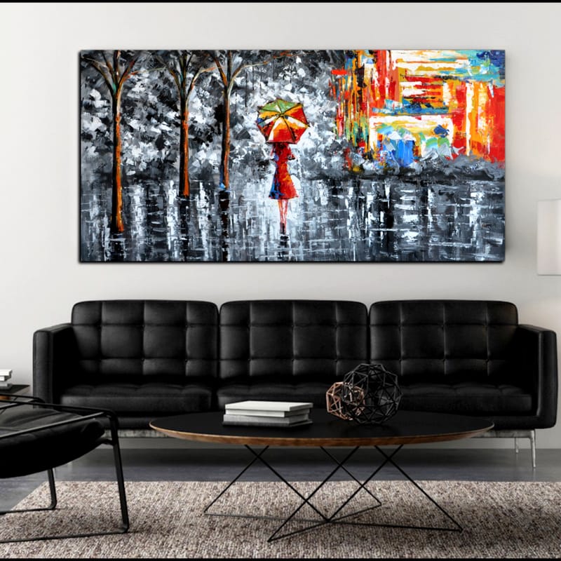 Modern Abstract Canvas Wall Art – Digital Print – Contemporary Decor – Ready to Hang