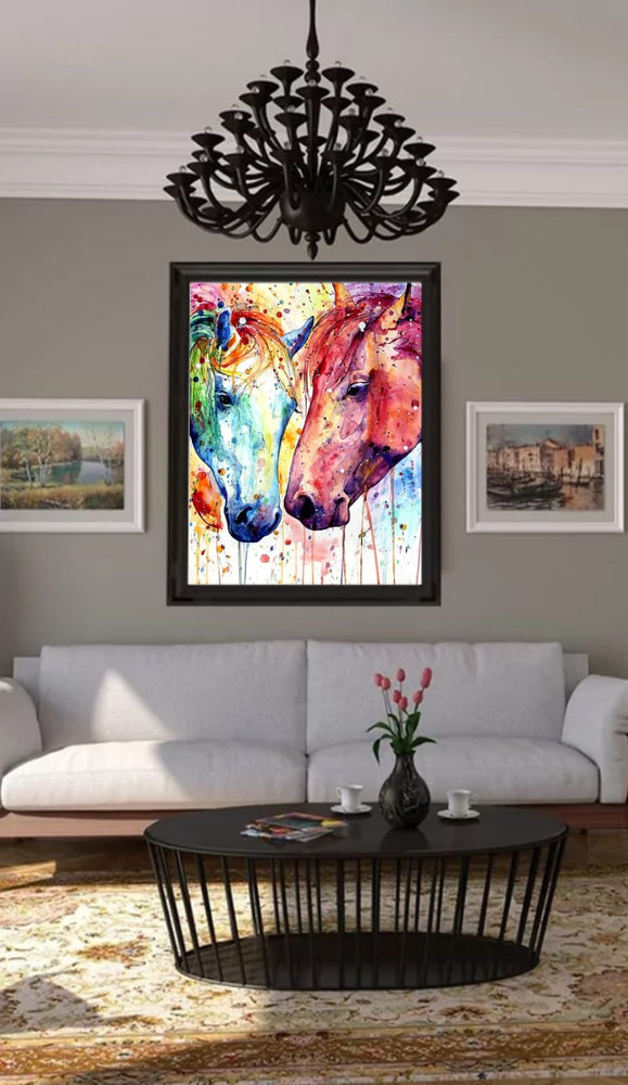 Modern Abstract Canvas Wall Art – Contemporary Digital Print – Ready to Hang Home Decor