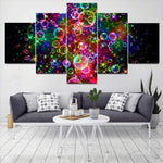 Modern Multi-Color Digital Print – Ready-to-Hang