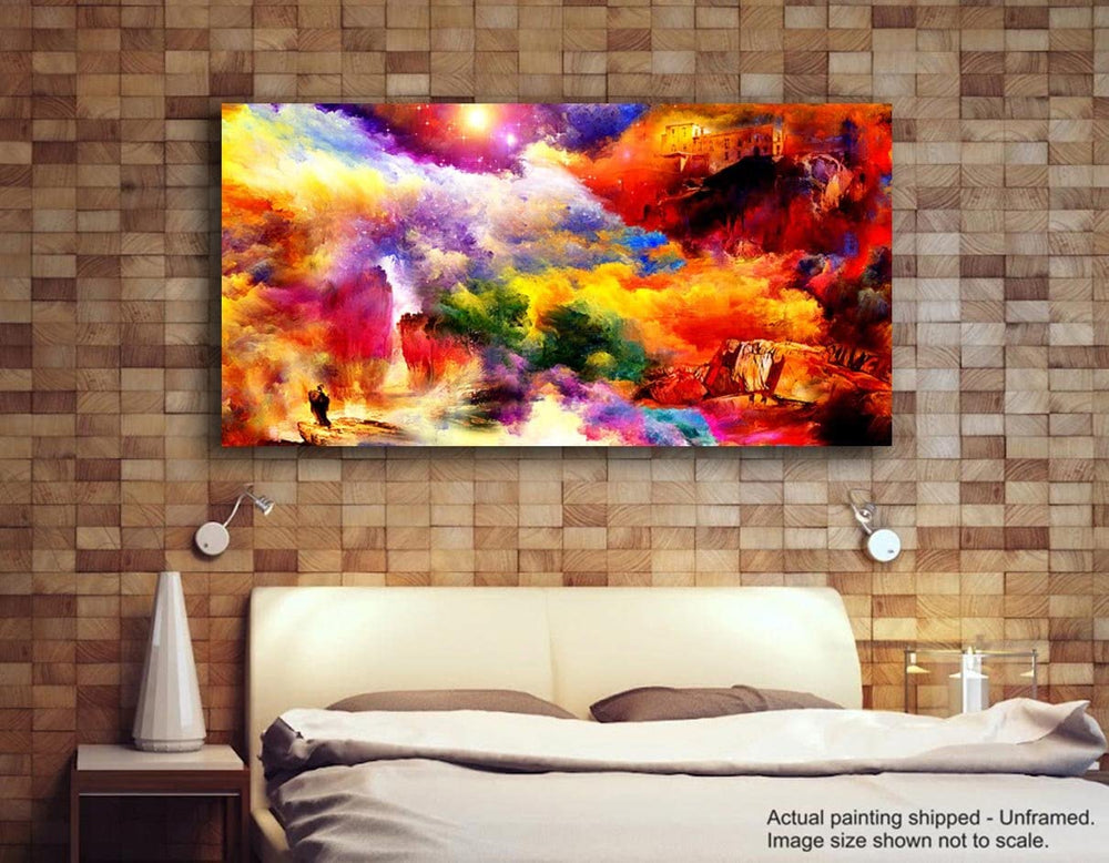 Modern Abstract Canvas Wall Art – Digital Print – Ready-to-Hang Home & Office Decor