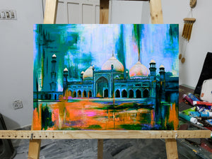 Badshahi Mosque | Handmade Painting | Home Decor-Painting-BEESARI