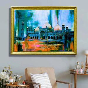 Badshahi Mosque | Handmade Painting | Home Decor-Painting-BEESARI
