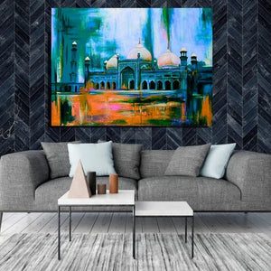 Badshahi Mosque | Handmade Painting | Home Decor-Painting-BEESARI