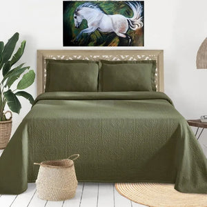 Running White Horse | Handmade Painting on Canvas | Home decor-Painting-BEESARI
