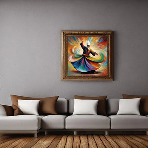 SUFI ART | Sufism | Handmade Painting | Home Decor | Wall Decor-Painting-BEESARI