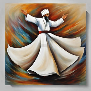 Sufi Artwork | Sufism | Handmade Painting | Home Decor | Wall Decor-Painting-BEESARI