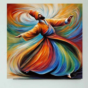 Sufi Painting | Sufism | Handmade Painting | Home Decor | Wall Decor-Painting-BEESARI
