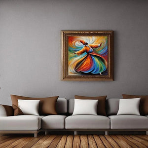 Sufi Painting | Sufism | Handmade Painting | Home Decor | Wall Decor-Painting-BEESARI