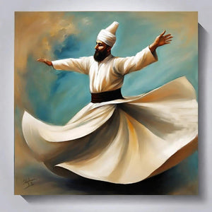 Sufism | Handmade Painting | Home Decor | Wall Decor-Painting-BEESARI