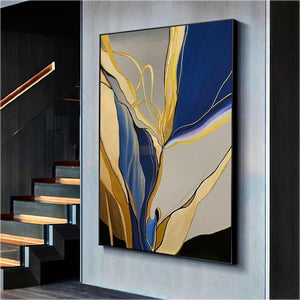 Tropical Abstract Art | Handmade Painting | Wall Decor-Painting-BEESARI