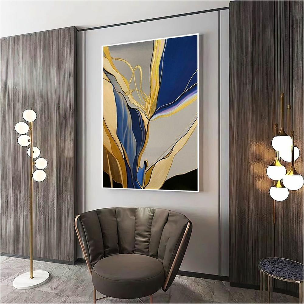Tropical Abstract Art | Handmade Painting | Wall Decor-Painting-BEESARI