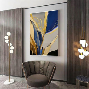 Tropical Abstract Art | Handmade Painting | Wall Decor-Painting-BEESARI