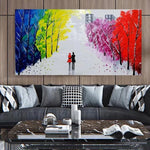 Colorful Landscape | Textured Artwork | Home Decor | Wall Decor